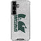 Michigan State University Spartans Half Logo Galaxy S26 Clear Case
