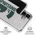 Michigan State University Spartans Half Logo Galaxy S26 Clear Case