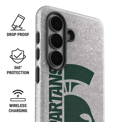 Michigan State University Spartans Half Logo Galaxy S26 Impact Case