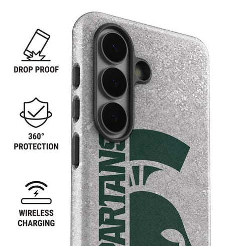 Michigan State University Spartans Half Logo Galaxy S26 Plus Impact Case
