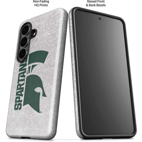 Michigan State University Spartans Half Logo Galaxy S26 Plus Impact Case