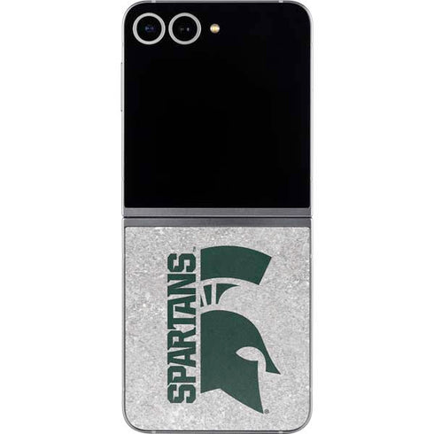 Michigan State University Spartans Half Logo Galaxy Z Flip6 Skin