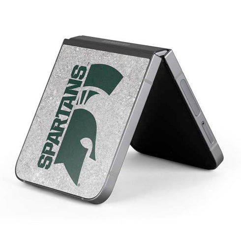 Michigan State University Spartans Half Logo Galaxy Z Flip6 Skin