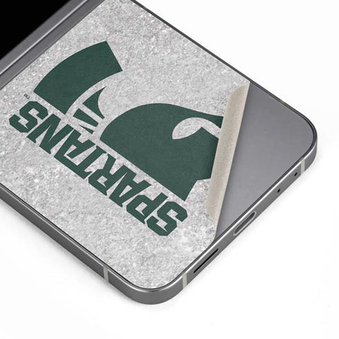 Michigan State University Spartans Half Logo Galaxy Z Flip6 Skin