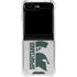 Michigan State University Spartans Half Logo Galaxy Z Flip6 Clear Case