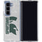 Michigan State University Spartans Half Logo Galaxy Z Fold5 5G Clear Case