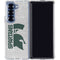 Michigan State University Spartans Half Logo Galaxy Z Fold6 Clear Case