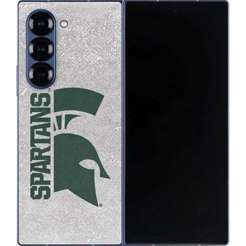 Michigan State University Spartans Half Logo Galaxy Z Fold6 Skin