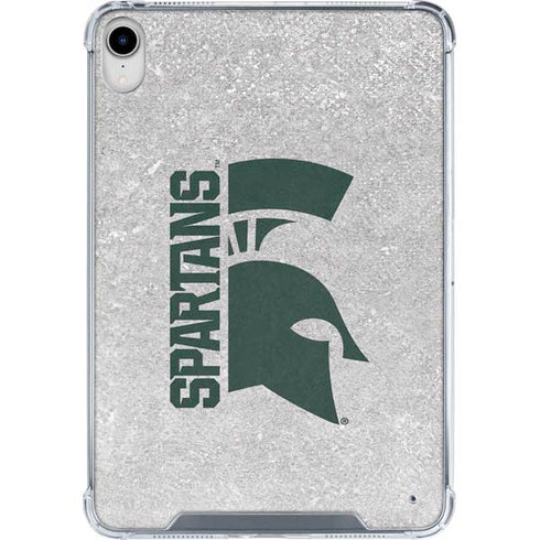 Michigan State University Spartans Half Logo iPad 11th Gen (2025) Clear Case