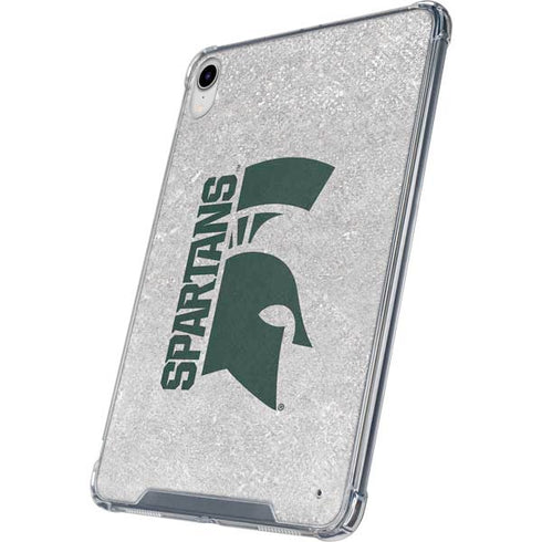 Michigan State University Spartans Half Logo iPad 11th Gen (2025) Clear Case