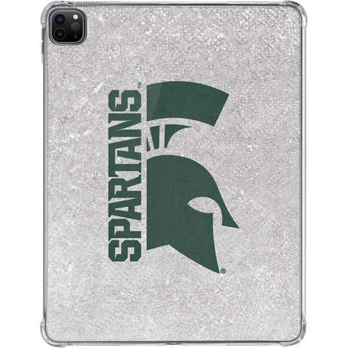 Michigan State University Spartans Half Logo iPad Pro 11in (2024) Clear Case