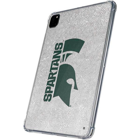 Michigan State University Spartans Half Logo iPad Pro 11in (2024) Clear Case
