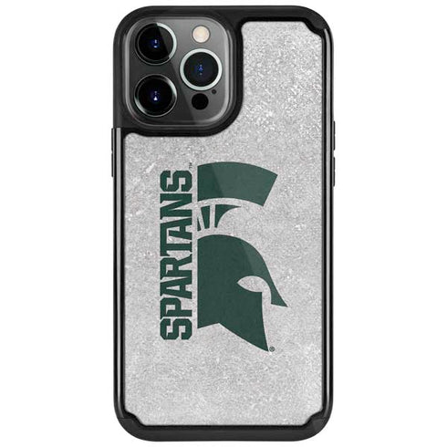 Michigan State University Spartans Half Logo iPhone Cases