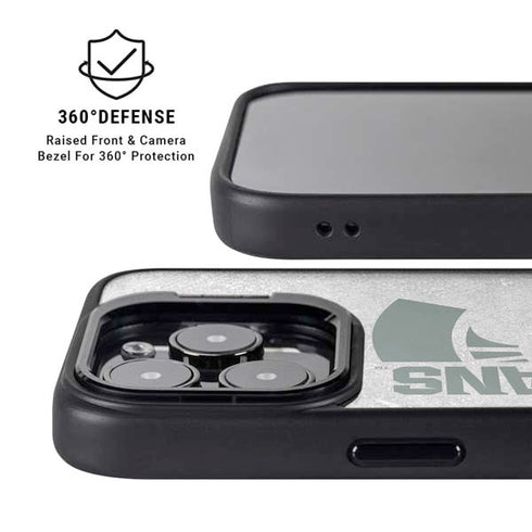 Michigan State University Spartans Half Logo iPhone 13 Pro Kickstand Case