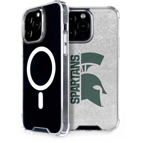 Michigan State University Spartans Half Logo iPhone Cases