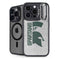 Michigan State University Spartans Half Logo iPhone 14 Pro Kickstand Case