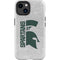 Michigan State University Spartans Half Logo iPhone 15 Impact Case