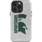 Michigan State University Spartans Half Logo iPhone 15 Pro Impact Case
