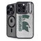 Michigan State University Spartans Half Logo iPhone 15 Pro Kickstand Case