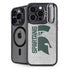 Michigan State University Spartans Half Logo iPhone 15 Pro Max Kickstand Case