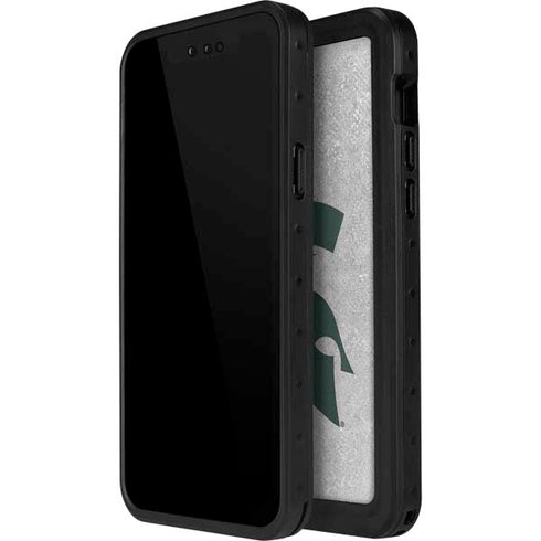 Michigan State University Spartans Half Logo iPhone 15 Pro Waterproof Case