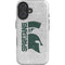 Michigan State University Spartans Half Logo iPhone 16 Magsafe Impact Case