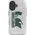 Michigan State University Spartans Half Logo iPhone 16 Magsafe Impact Case