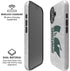 Michigan State University Spartans Half Logo iPhone 16 Magsafe Impact Case