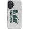 Michigan State University Spartans Half Logo iPhone 16 Plus Impact Case