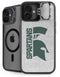 Michigan State University Spartans Half Logo iPhone 16 Plus Kickstand Case