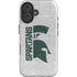 Michigan State University Spartans Half Logo iPhone 16 Plus Magsafe Impact Case