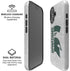 Michigan State University Spartans Half Logo iPhone 16 Plus Magsafe Impact Case