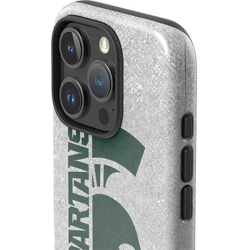 Michigan State University Spartans Half Logo iPhone 16 Pro Impact Case