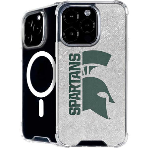 Michigan State University Spartans Half Logo iPhone 16 Pro MagSafe Case