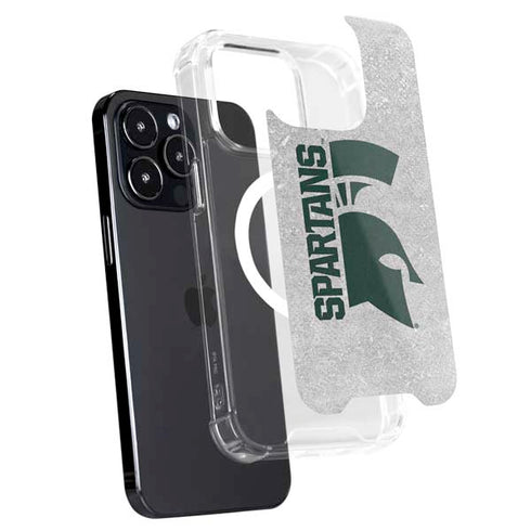 Michigan State University Spartans Half Logo iPhone 16 Pro MagSafe Case
