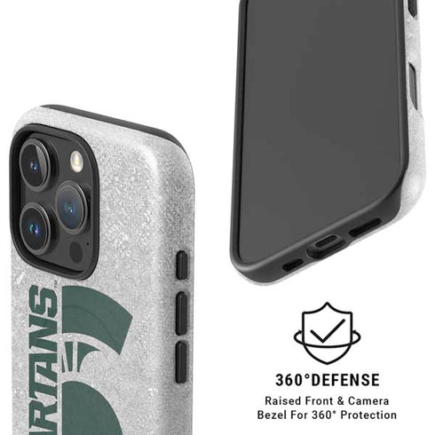 Michigan State University Spartans Half Logo iPhone 16 Pro Magsafe Impact Case