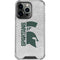 Michigan State University Spartans Half Logo iPhone 16 Pro Max Clear Case