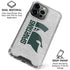 Michigan State University Spartans Half Logo iPhone 16 Pro Max Clear Case