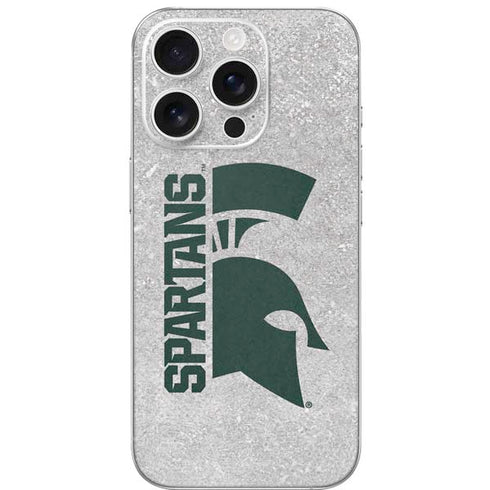 Michigan State University Spartans Half Logo iPhone 16 Pro Skin