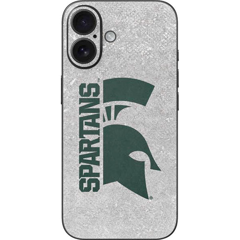 Michigan State University Spartans Half Logo iPhone 16 Skin