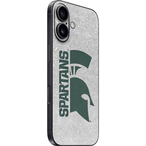 Michigan State University Spartans Half Logo iPhone 16 Skin