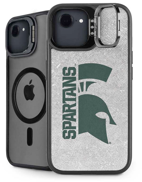 Michigan State University Spartans Half Logo iPhone 16e Kickstand Case