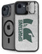 Michigan State University Spartans Half Logo iPhone 16e Kickstand Case