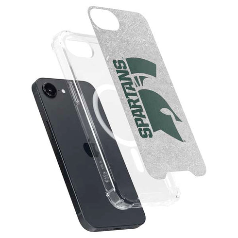 Michigan State University Spartans Half Logo iPhone 16e MagSafe Case