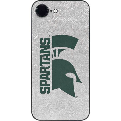 Michigan State University Spartans Half Logo iPhone 16e Skin