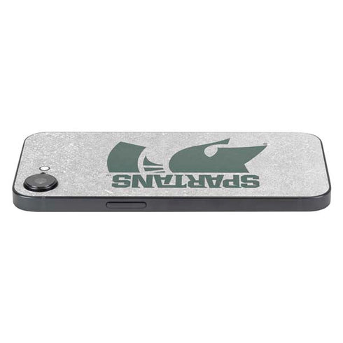 Michigan State University Spartans Half Logo iPhone 16e Skin
