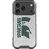 Michigan State University Spartans Half Logo iPhone 18 Pro Clear Case