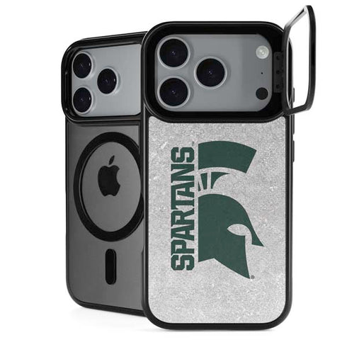 Michigan State University Spartans Half Logo iPhone 18 Pro Kickstand Case