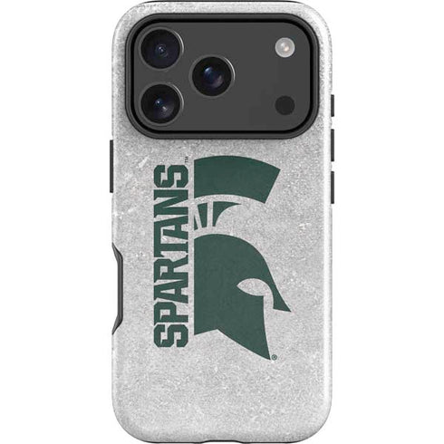Michigan State University Spartans Half Logo iPhone 18 Pro Max Impact Case