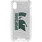 Michigan State University Spartans Half Logo iPhone XS Clear Case